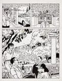 Une amitié singulière by Floc'h, Encre de Chine sur papier pour la planche 34 d’un histoire de cette intégrale publiée en 2020 aux éditions Dargaud. Réun, sold Jun 2026