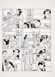 Les Éternels by Felix Meynet, Encre de Chine et gouache sur papier pour la planche 38 de cet album publié en 2003 aux éditions Dargaud. Signé. Scénari, sold Jun 2026