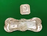 By Hy Wilkinson & Co by William IV silver pen tray, photograph, sold Jan 2020