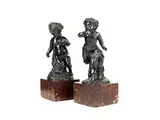 Untitled by Paar Bronzefiguren, bronze, offered Sep 2019
