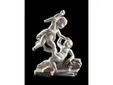 Untitled by Kämpfende Putti, marble, sold Dec 2018
