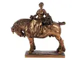 Allegorie des Friedens by Josue Dupon, bronze, offered Dec 2015