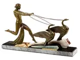 Untitled by Art déco-Bronzegruppe, bronze, offered Jul 2018
