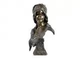 Esmeralda by Emmanuel Villanis, 1858 – 1914, bronze, offered Dec 2018
