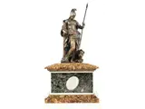 Untitled by Bronzefigur der Bellona auf Marmorsockel, bronze, sold Jun 2019