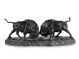 Kämpfende Wisente by Franz Iffland, bronze, offered Jun 2024
