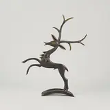 Stag by Walter Bosse, Sculpture patinated brass, sold Sep 2026