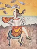 Untitled by Enrico Benaglia, Colour lithograph, sold Sep 2026