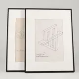 Perpective Japonaise by Oscar Reutersvärd, Ink wash, sold Sep 2026