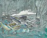 Islossning by Jonne Bergström, Oil painting, sold Sep 2026