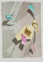 Untitled by Yrjo Edelmann, Colour lithograph, sold Sep 2026