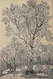 Untitled by Oskar Bergman, 1914, Etching, sold Sep 2026