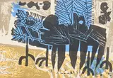 Composition by Vide Jansson, Colour lithograph, sold Sep 2026