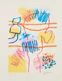 Composition by Vide Jansson, Colour lithograph, sold Sep 2026