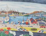 Lilla Bommen by Mona Huss Walin, 1977, Colour lithograph, sold Sep 2026
