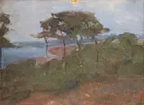 Landscape by Mina Carlsson Bredberg, Oil painting, sold Sep 2026