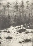 April by Curt Hamne, Etching, sold Aug 2026