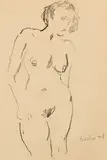 Untitled by Albin Amelin, Pencil drawing, sold Aug 2026