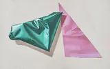 Untitled by Yrjo Edelmann, COLOUR LITHOGRAPH paper pieces. Signed, sold Aug 2026