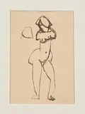 Figure by Arne Jones, Drawing, sold Aug 2026