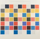 Not-Straight & Broken Lines Using All Combinations of Black by Sol LeWitt, SCREENPRINT "Lines & Colors Straight, sold Aug 2026
