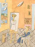Untitled by Madeleine Pyk, Colour lithograph signed and numbered 1595/5000, sold Aug 2026