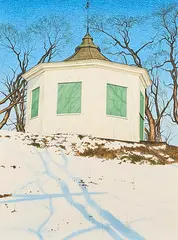 Untitled by Gunnar Söderström, Colour lithograph "Paviljongen, sold Aug 2026