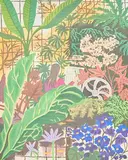 Palmhuset by Mona Huss Walin, Colour lithograph, sold Aug 2026