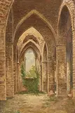 St. Nicolaus Ruin by Okänd Konstnär, Oil painting, sold Aug 2026