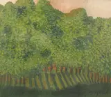 Trees by Sven Nyman, Oil painting, sold Aug 2026