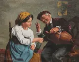 Untitled by Oidentifierad Konstnär, Oil painting, sold Aug 2026