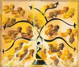 Tree of Desire (Kalpavriksha) by Arpana Caur, 1996, Oil on canvas, sold Dec 2024