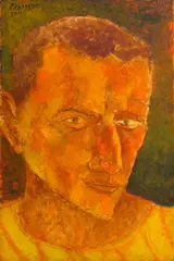 Untitled by Akbar Padamsee, 2011, Oil on canvas, sold Dec 2024