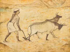 Untitled by K. K. Hebbar, Oil on canvas, sold Dec 2024