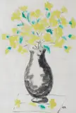 Untitled by K H, Gouache on paper, sold Dec 2024