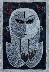 Untitled by Krishna Shamrao Kulkarni, Acrylic on paper, offered Dec 2024