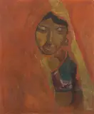 Untitled by Narayan Shridhar Bendre, Oil on paper pasted on cloth further pasted on board, sold Dec 2024