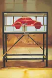 Untitled (Red Beetle) by Sudarshan Shetty, Oil on canvas, sold Dec 2024