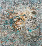 Untitled by Jayashree Chakravarty, Acrylic on canvas, sold Dec 2024