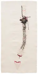 Untitled by Mithu Sen, Mixed media on handmade paper, sold Dec 2024