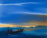Untitled by Paresh Maity, Watercolour on paper pasted on mount board, sold Dec 2024