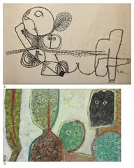 Untitled by Krishna Shamrao Kulkarni, Felt tip pen on paper, sold Sep 2024