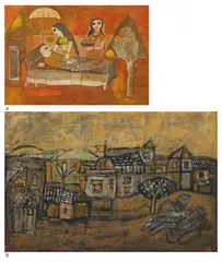 A Story for the Story Teller by Badri Narayan, 2002, Watercolour, pen and ink on paper, sold Sep 2024