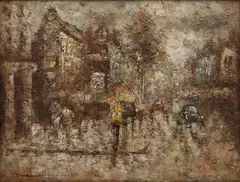 Untitled by Walter Langhammer, Oil on canvas, sold Sep 2024