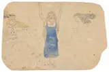 Untitled by Amrita Sher-Gil, Watercolour and pencil on paper, sold Sep 2024