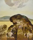 Untitled by Bimal Dasgupta, Acrylic on board, sold Sep 2024