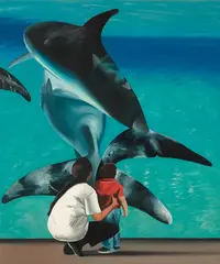 Day of Wonder by Shibu Natesan, 2005, Oil on linen, sold Oct 2024