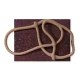Twisted by Manisha Parekh, 2016, Handmade paper on board with jute sculpture, sold Oct 2024