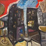 Untitled by Sadanand Bakre, Oil on board, sold Jun 2024