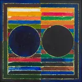 Do-Bindu by S. H. Raza, 2002, Acrylic on canvas board, sold Jun 2024